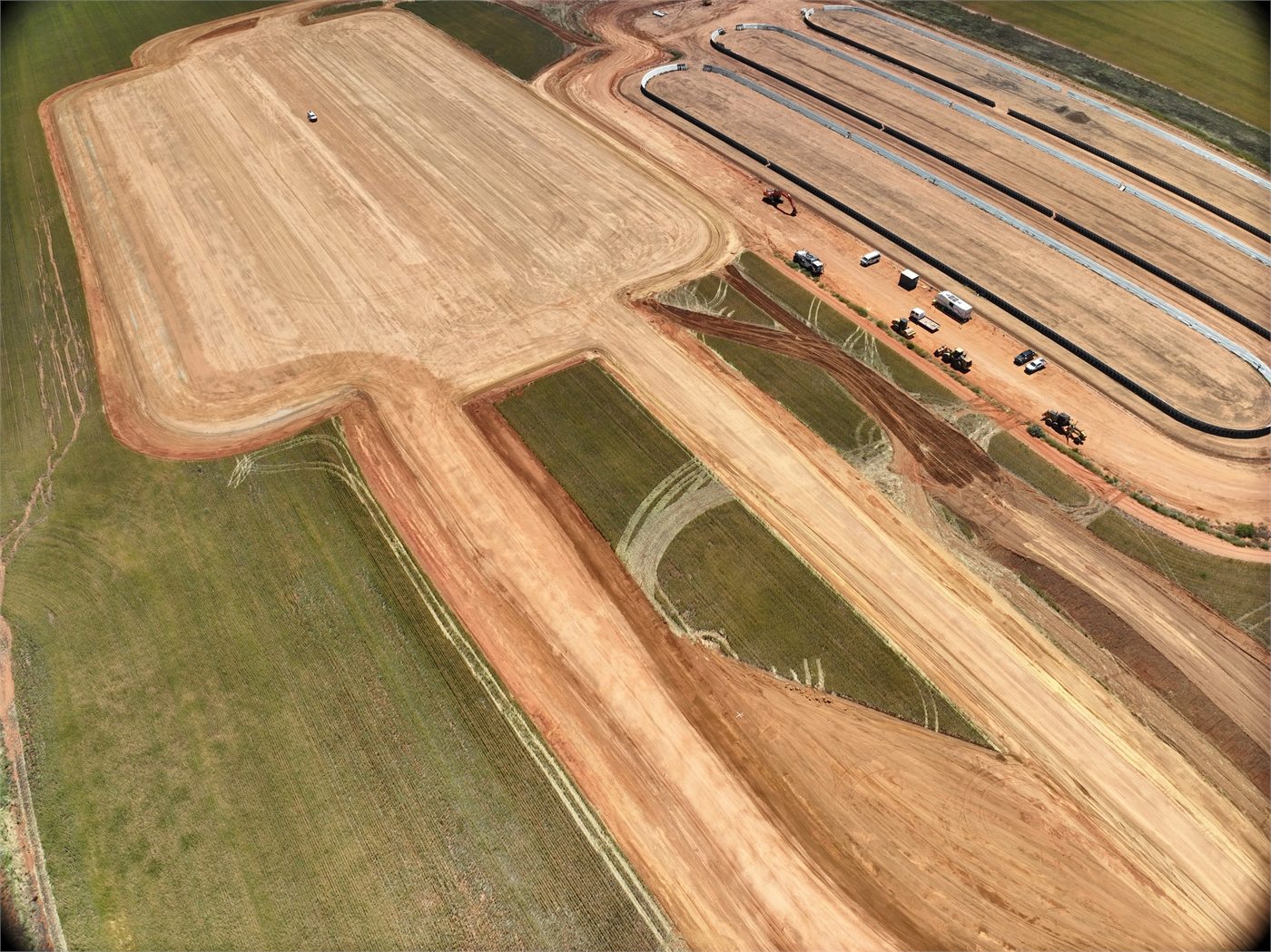 Carnamah temporary grain storage facility