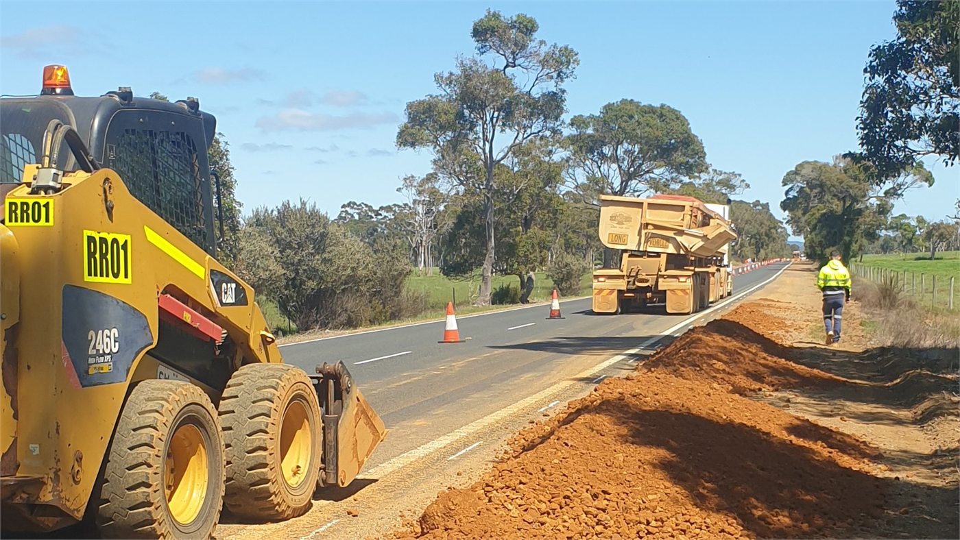 South Western Highway shoulder improvement and sealing
