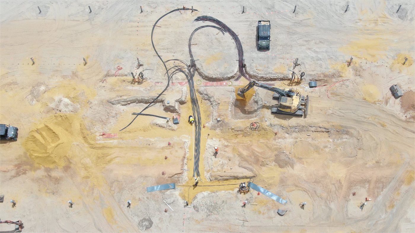 Ellendale Solar Farm earthworks