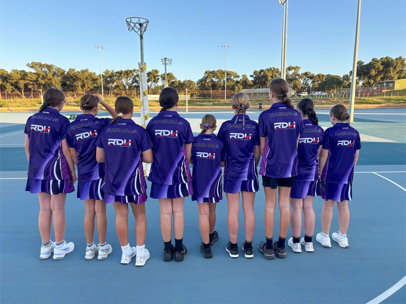 RDH sponsored the Kazuals Netball Junior Team 7 in 2025