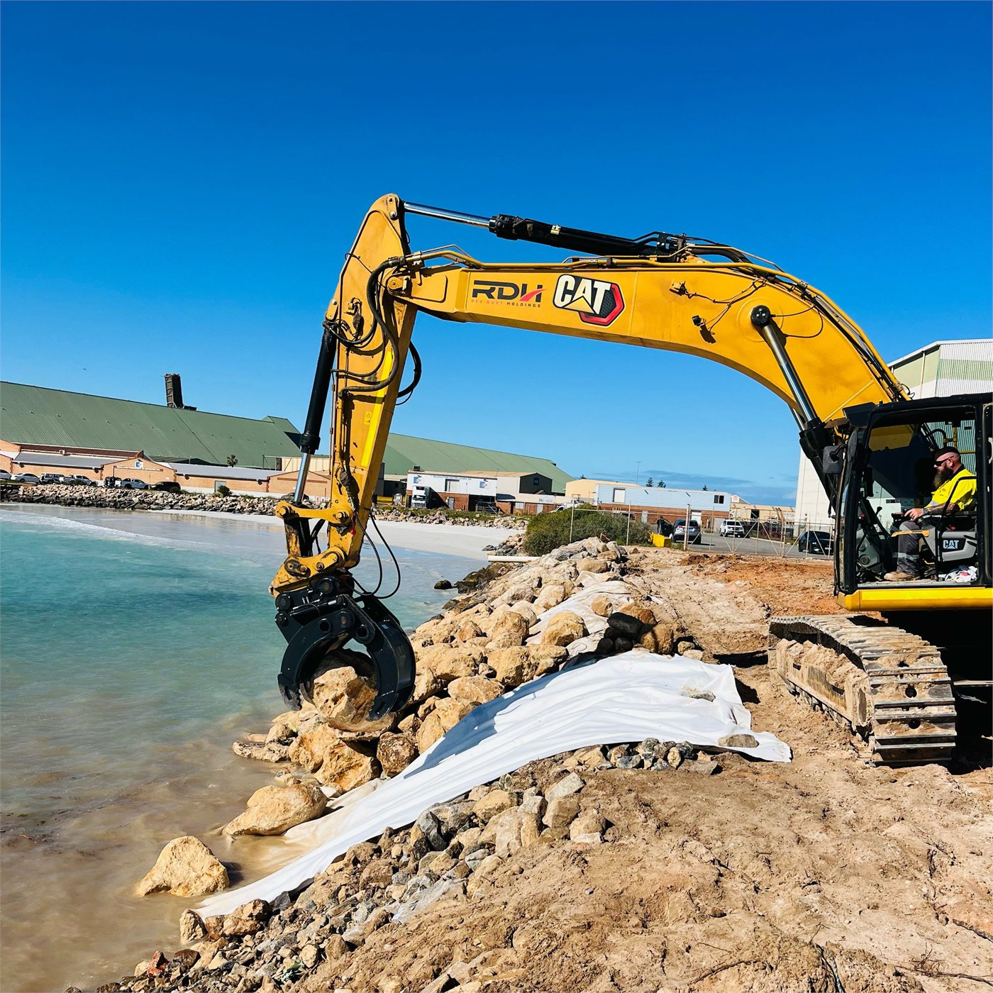 Port-wide rock wall repairs
