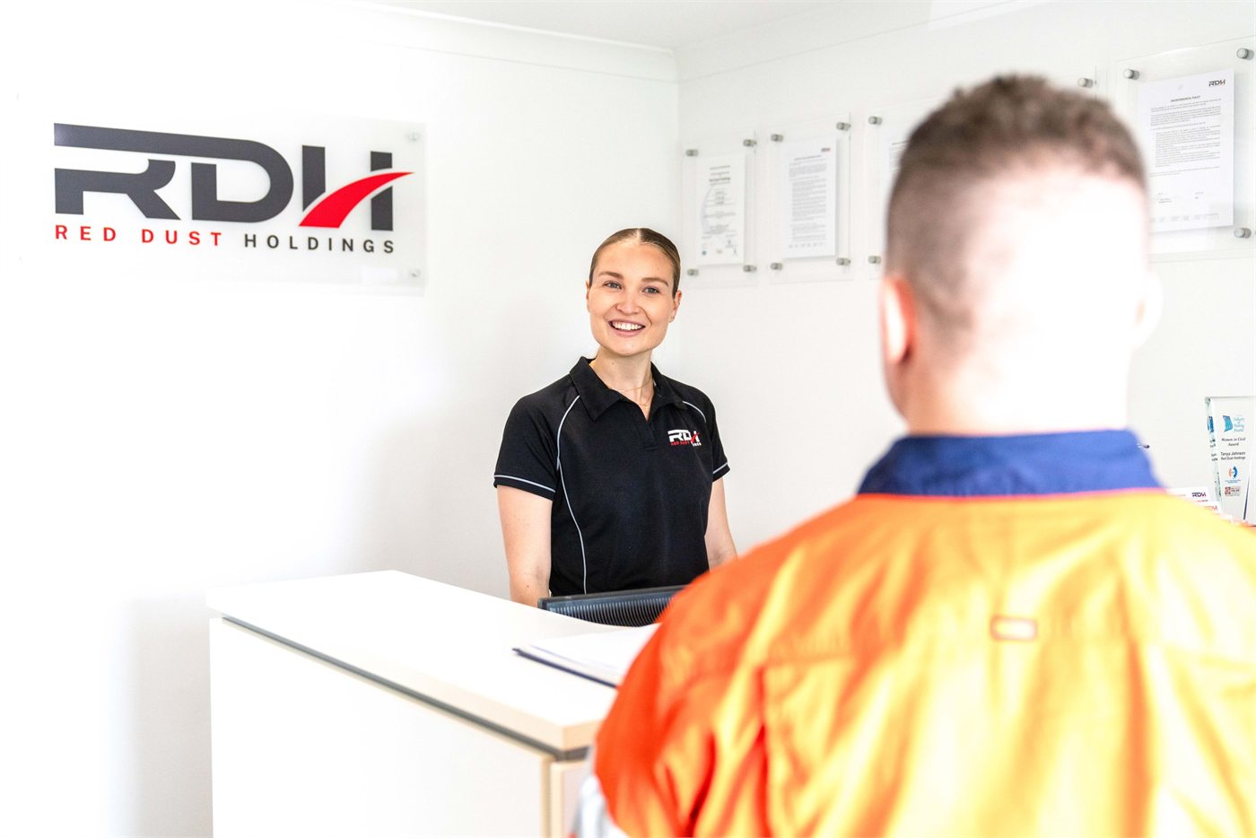 Reception at the RDH Geraldton office