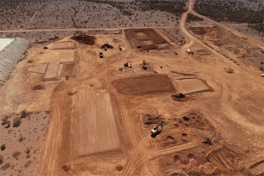 ABRA mine site establishment, TSF and aerodrome