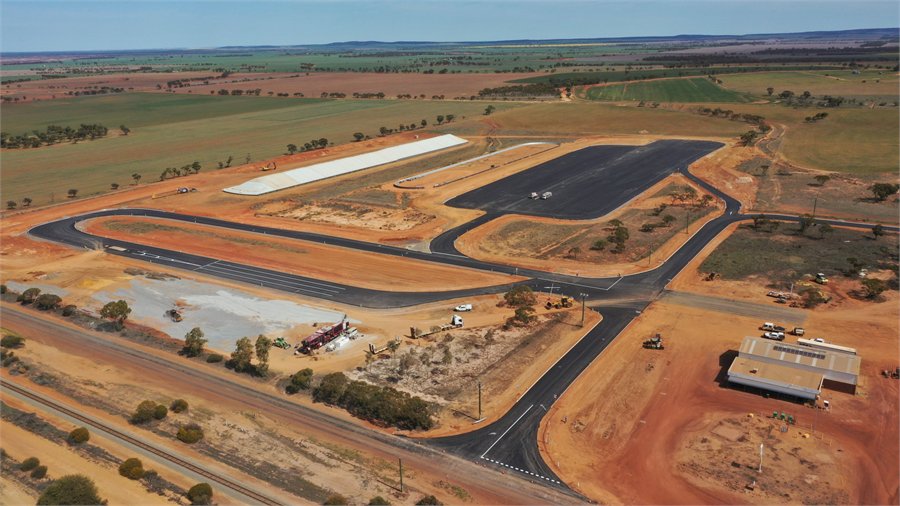 Morawa permanent grain storage facility