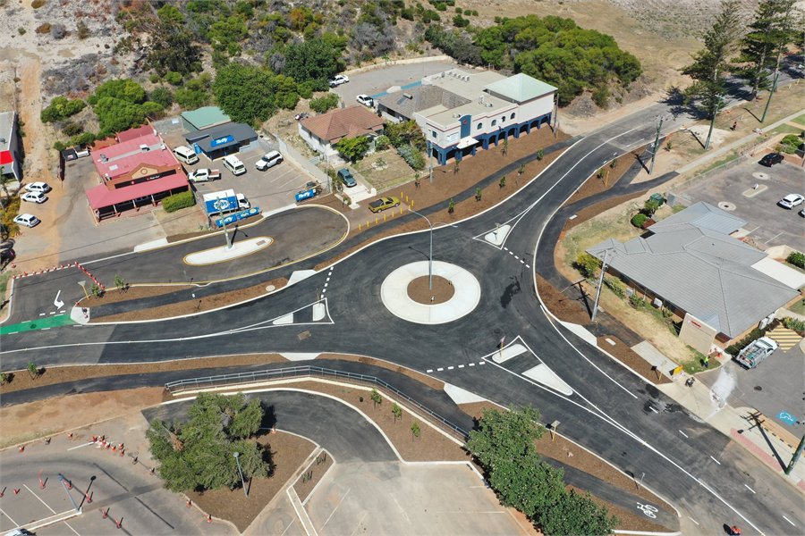 Durlacher and Maitland Street roundabout