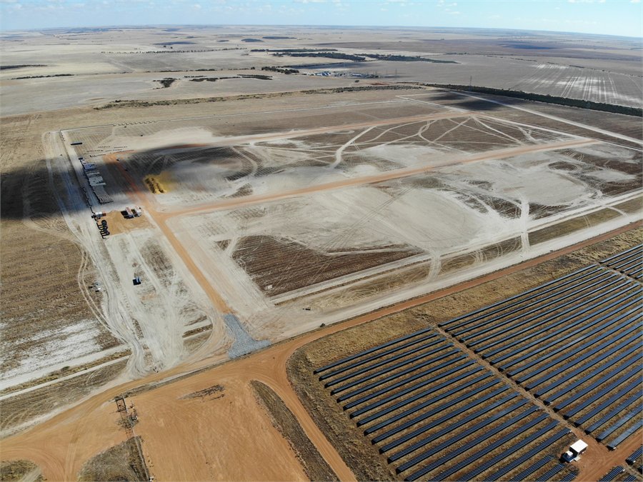 Ellendale Solar Farm earthworks