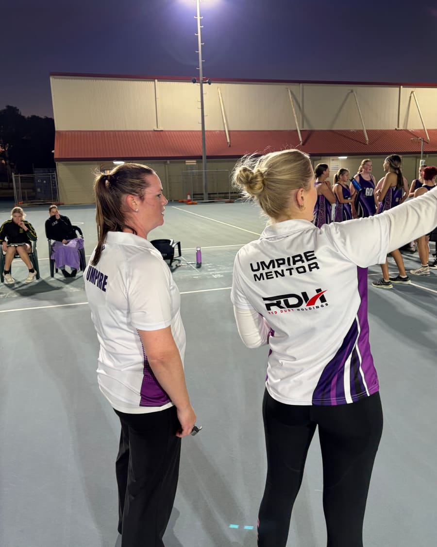 Sponsoring the Kazuals Netball Club's Umpiring Program