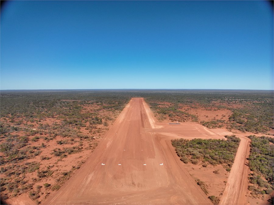 Riverina aerodrome earthworks