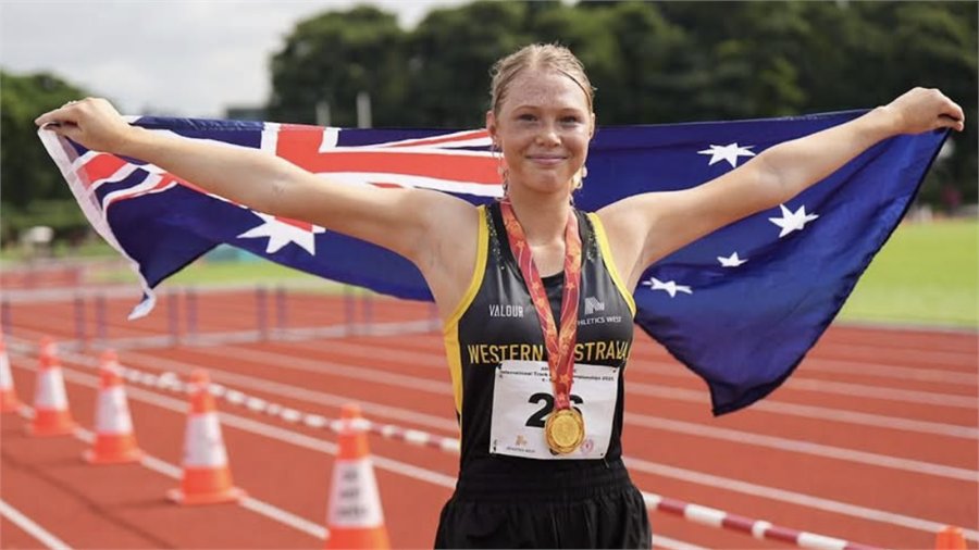 RDH major sponsor of Geraldton athletics junior champion Shiloh O'Reilly